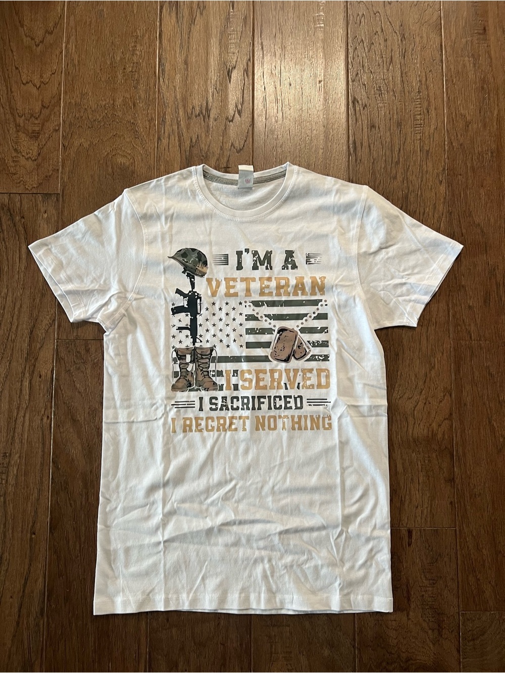 Veteran Graphic Tee - White